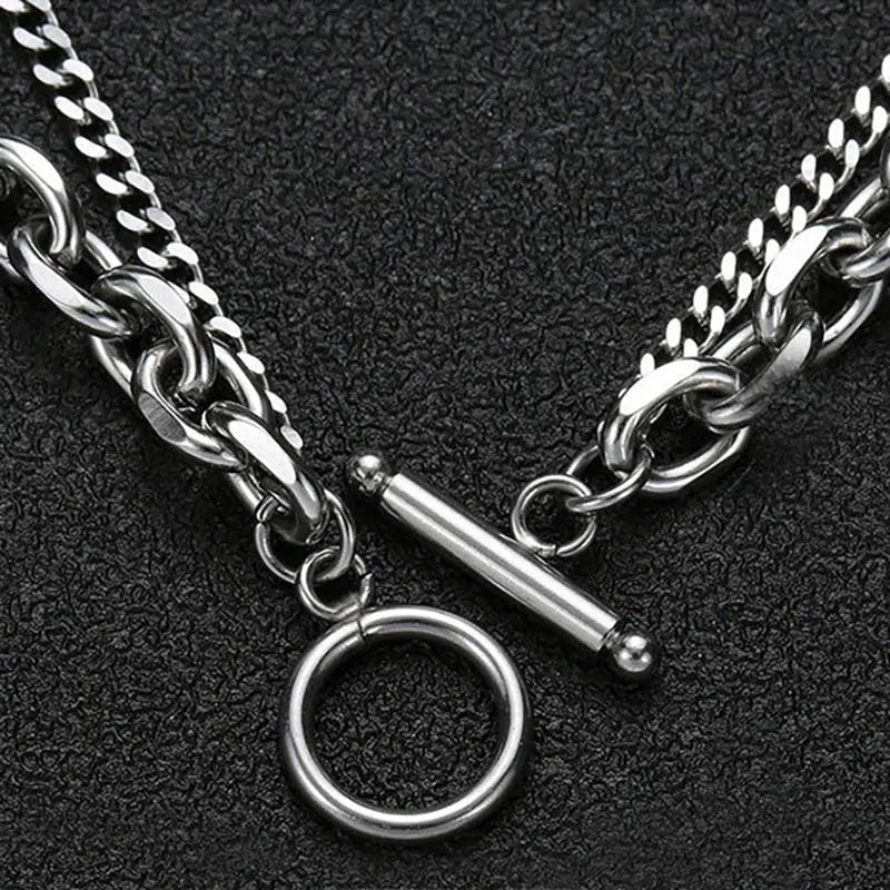 Stainless Steel Cuban Chain Bracelet