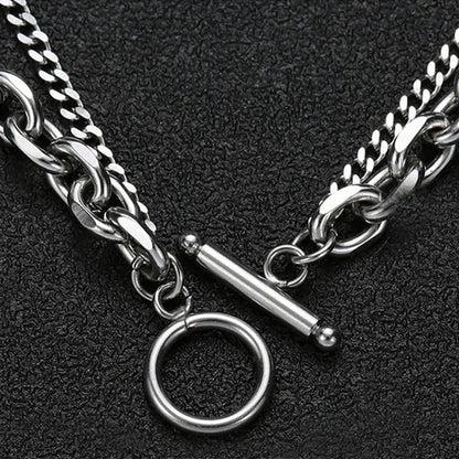 Stainless Steel Cuban Chain Bracelet