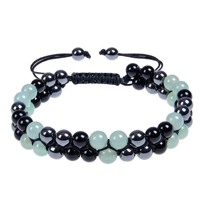 Triple Protection 8mm Beads Bracelet