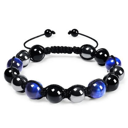 Triple Protection 8mm Beads Bracelet