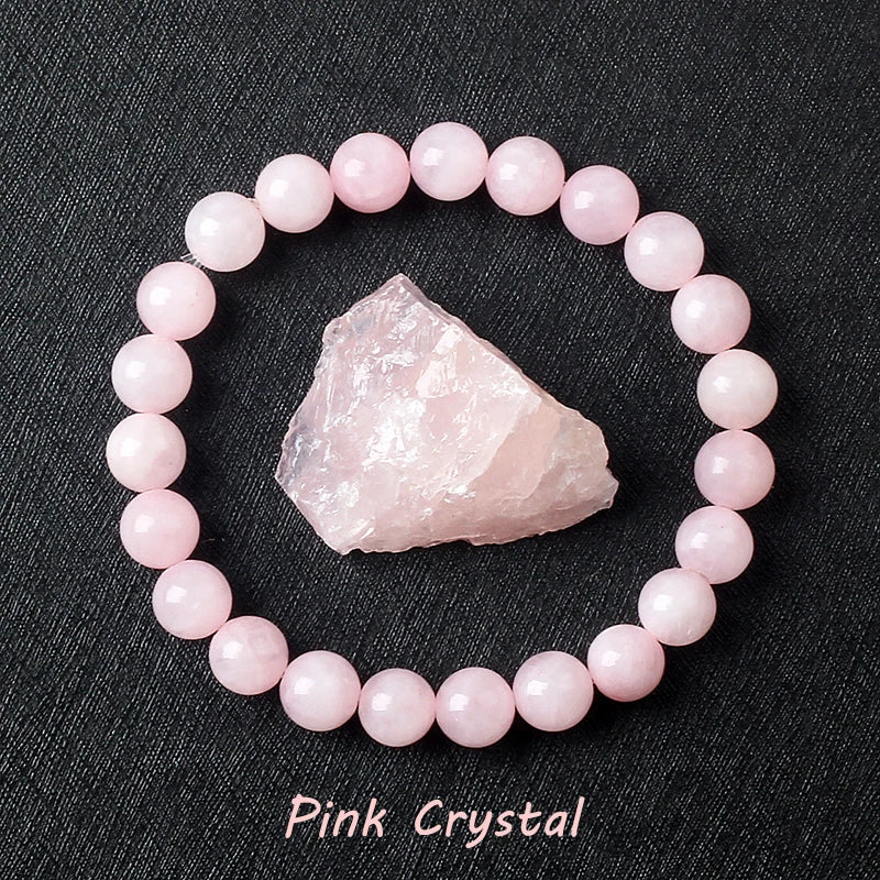 Real Gray Labradorite Bead Bracelet