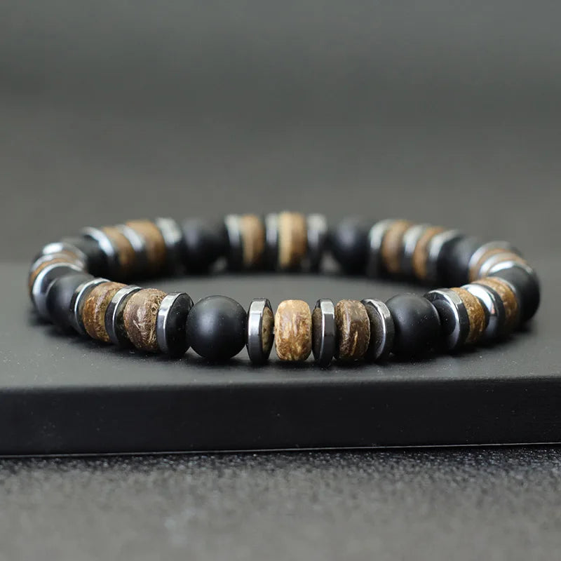 New Vintage Stone Natural Men Bracelet