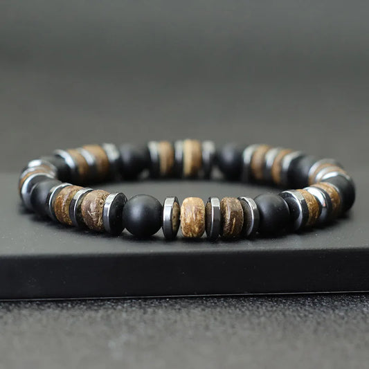 New Vintage Stone Natural Men Bracelet