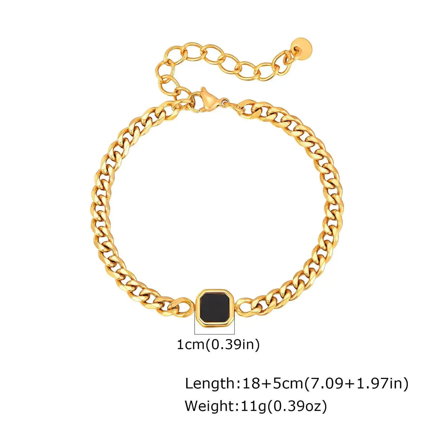 Midnight Executive Onyx Cuban Link Chain