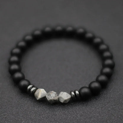 Black Onyx Stone Braclete