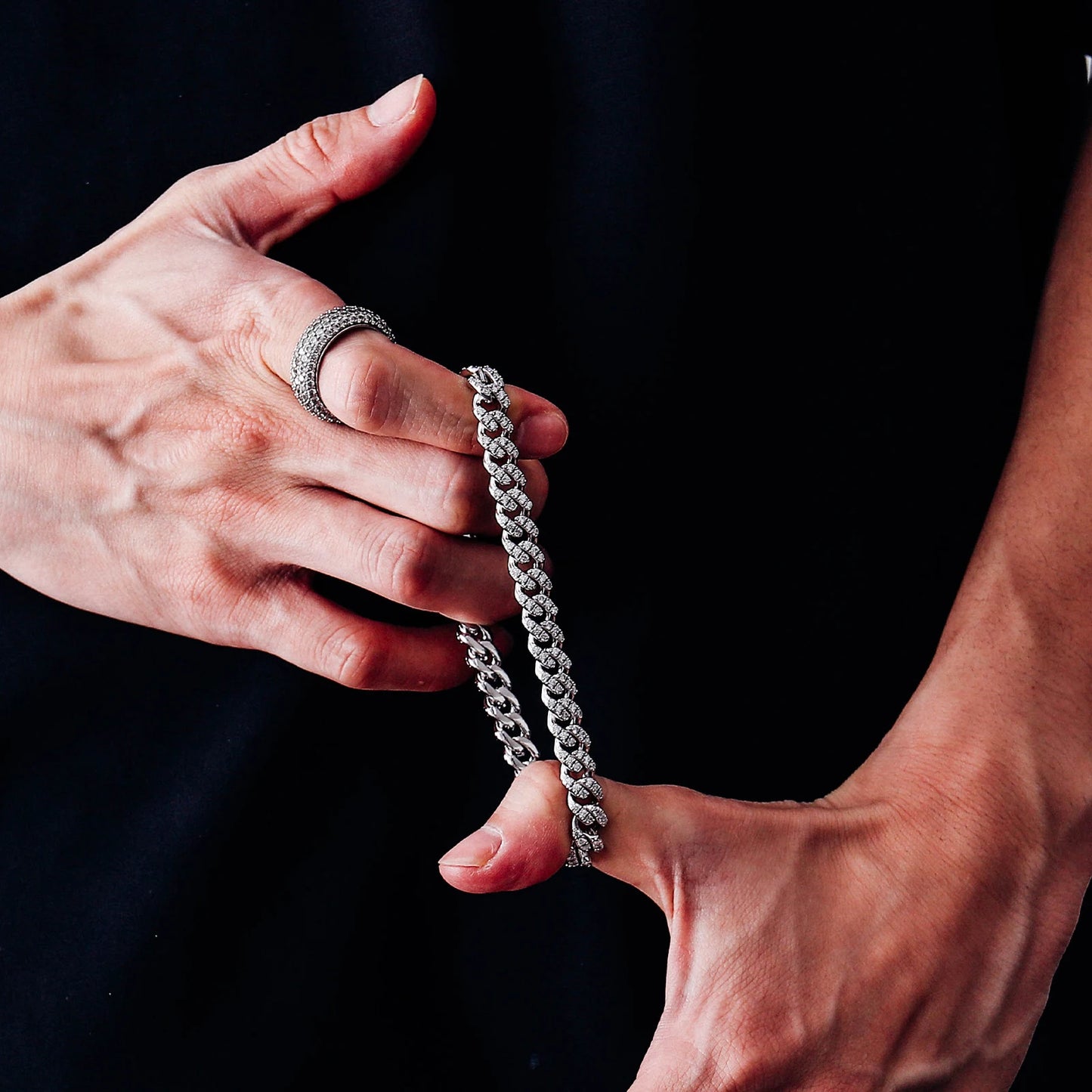 Cuban Chain Round Cut Cuban Bracelet