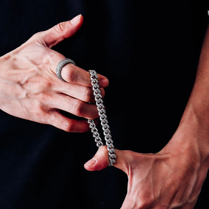 Cuban Chain Round Cut Cuban Bracelet