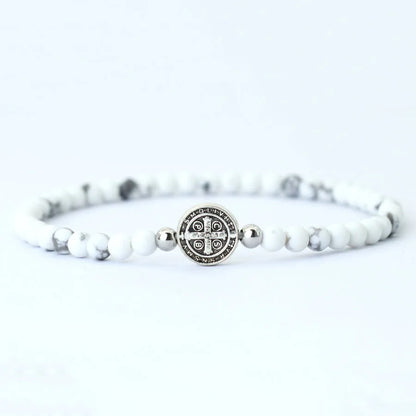 Trendy Jesus Cross Beaded Bracelet