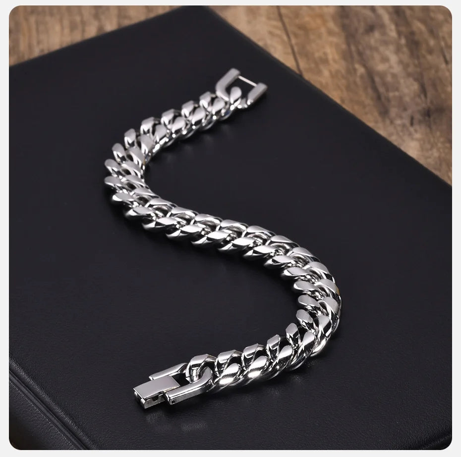 Cuban Chain Bracelets for Men Women