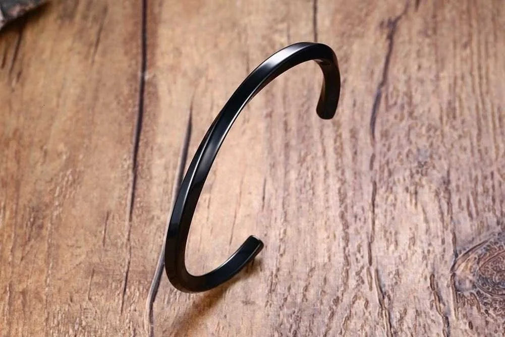 Vnox Vintage Stainless Steel Bangle for Men Women Mobius Twisted Cuff Bracelet Unisex Casual Pulseira Gents Jewelry