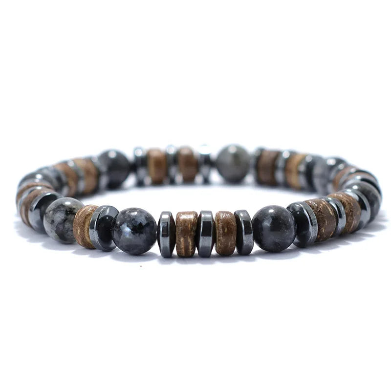 New Vintage Stone Natural Men Bracelet
