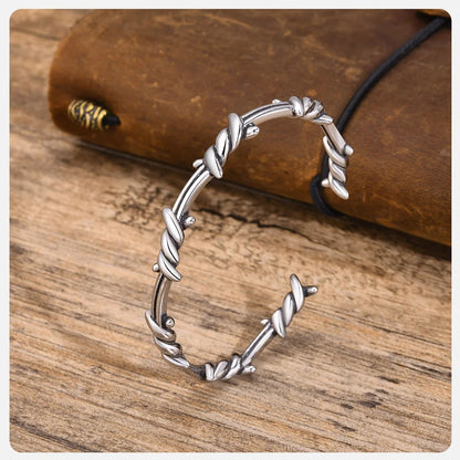 Twisted Rebellion Metal Cuff Bracelet For Men