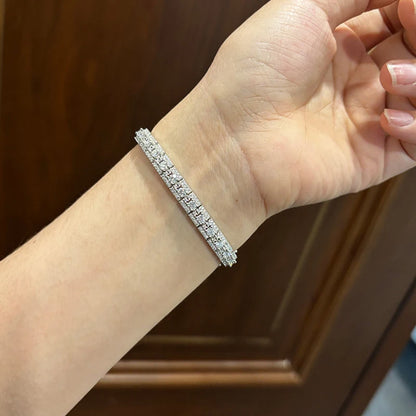 EWYA Luxury Certified Full Diamond Bracelet