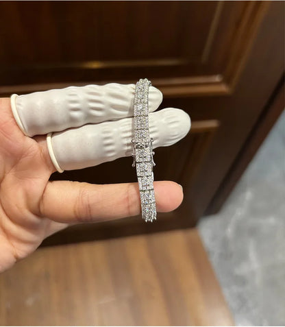 EWYA Luxury Certified Full Diamond Bracelet