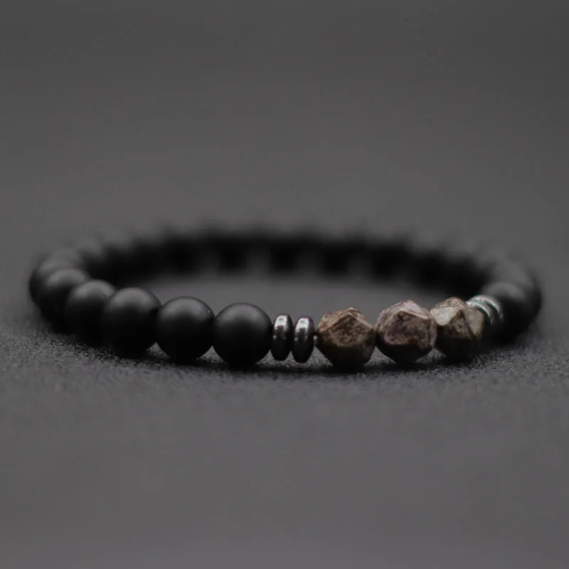 Black Onyx Stone Braclete