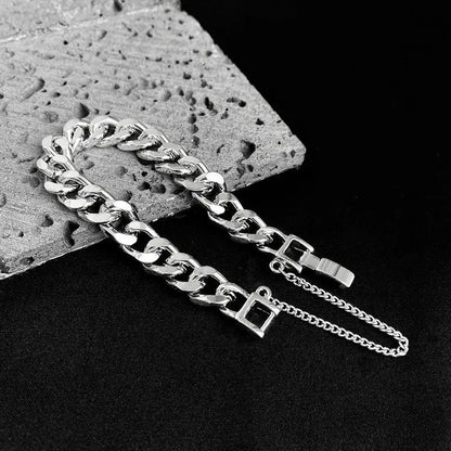 Kpop Stainless Steel Metal Chains Bracelets