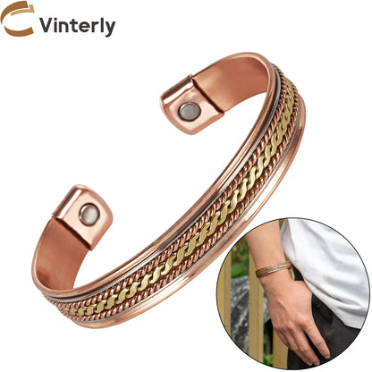Vinterly Pure Copper Magnetic Bracelets