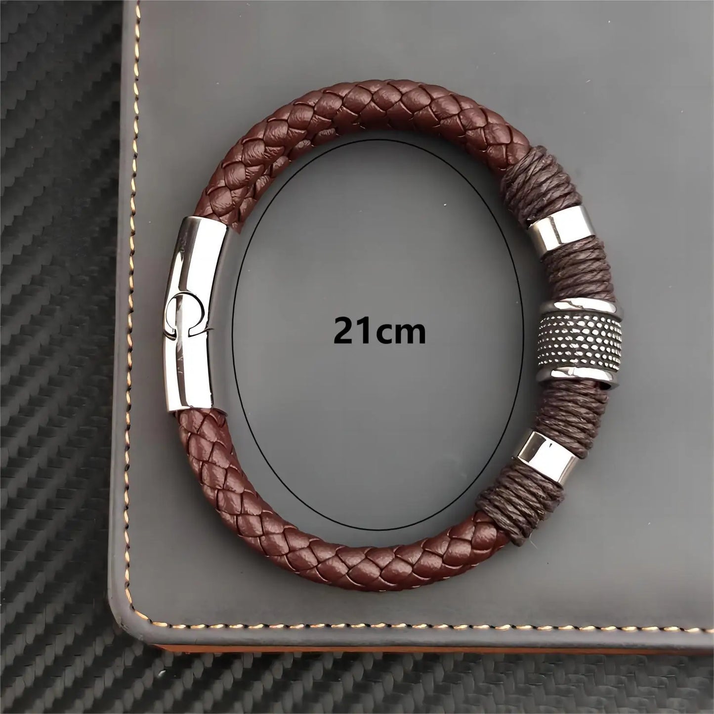 Vintage Multilayer Brown Genuine Leather Bracelet