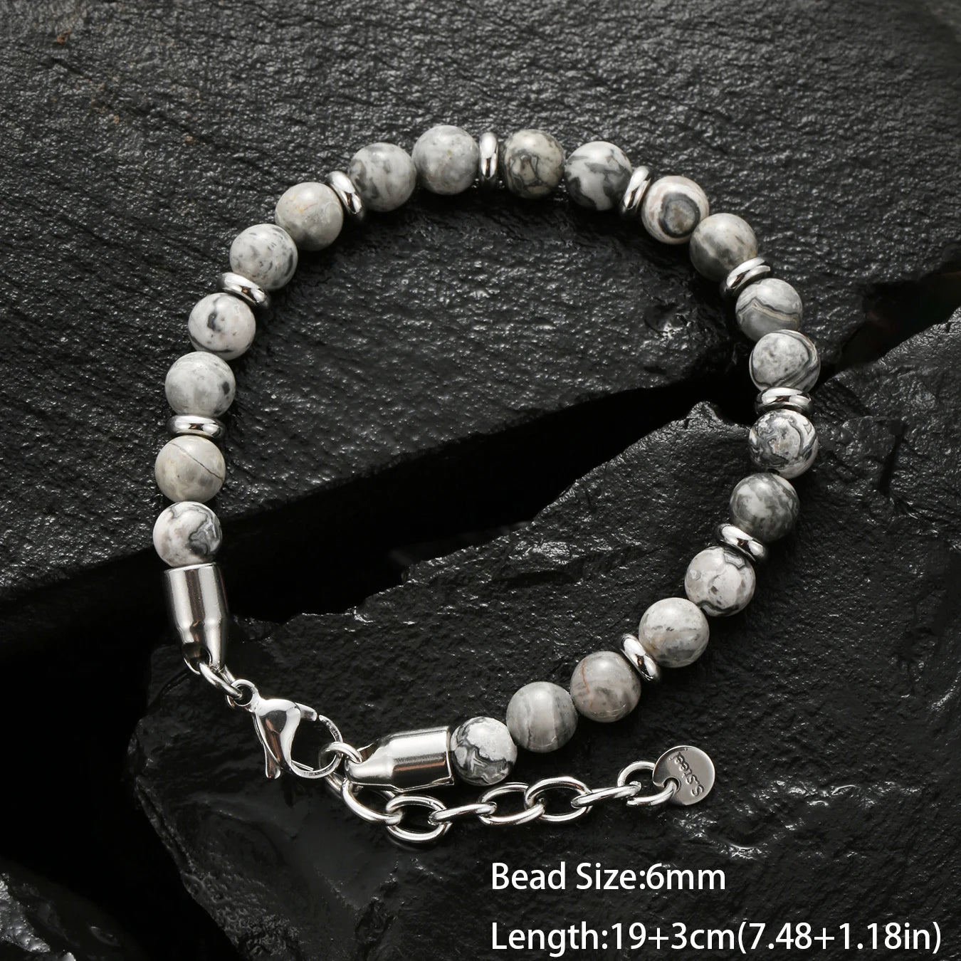 Pulsars Hombre Natural Stone Man Beaded