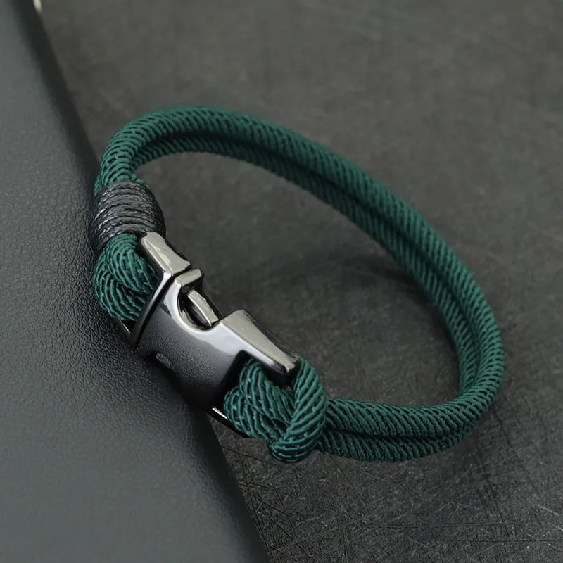 Fashion Mens Layer Spring Bracelet