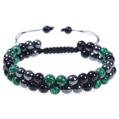 Triple Protection 8mm Beads Bracelet