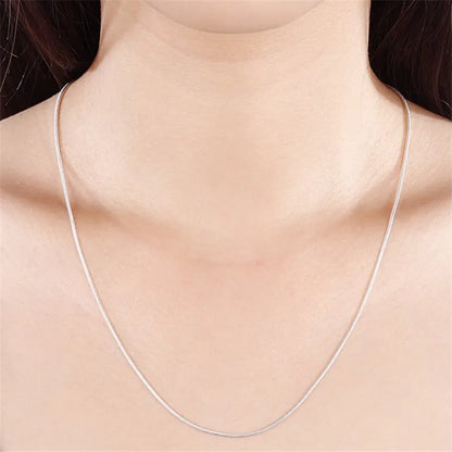 Sliver Necklace High Quality Chain