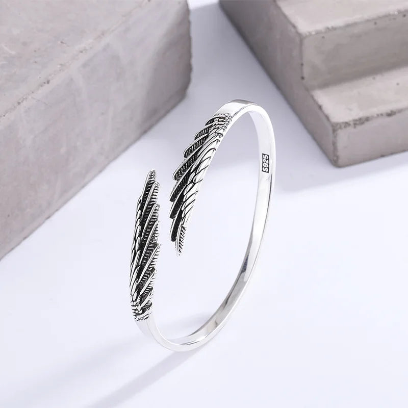 Feather Golden Flower Vintage Punk bracelet