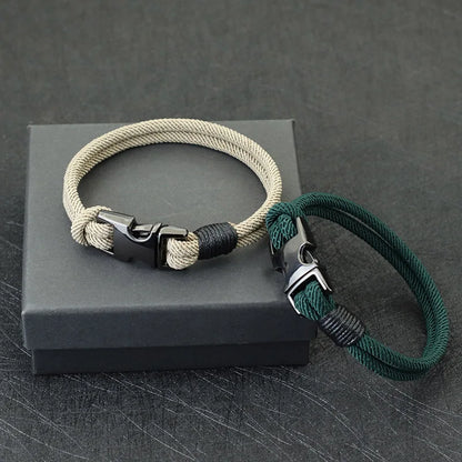 Fashion Mens Layer Spring Bracelet
