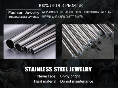 New Vintage 316L Stainless Steel Mobius Bangles