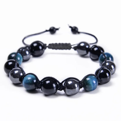 Triple Protection 8mm Beads Bracelet
