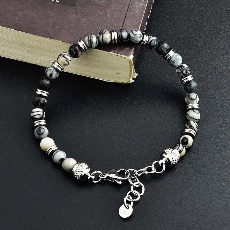 Pulsars Hombre Natural Stone Man Beaded