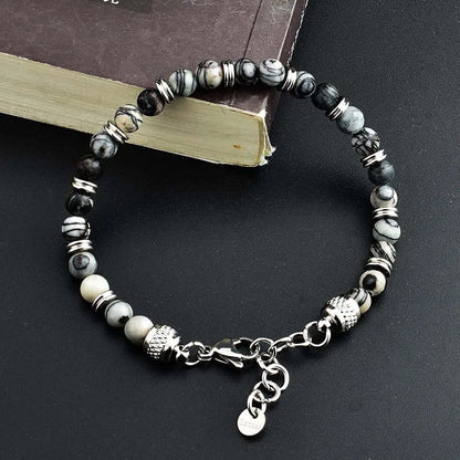 Pulsars Hombre Natural Stone Man Beaded