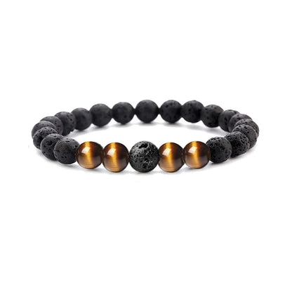 Lava Rock Beaded Bracelets
