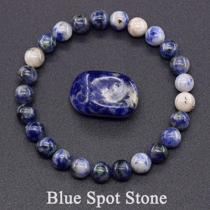Real 5A Natural Lapis Lazuli Stone Beads Bracelet
