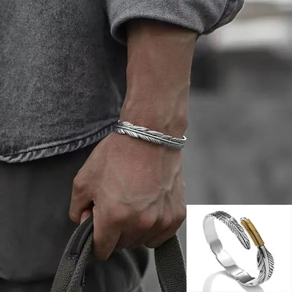 Silver Plated Twisted Twist Cuff Bracelet