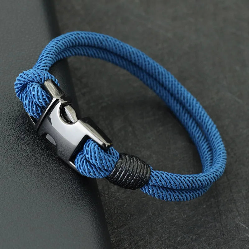 Fashion Mens Layer Spring Bracelet