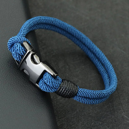 Fashion Mens Layer Spring Bracelet