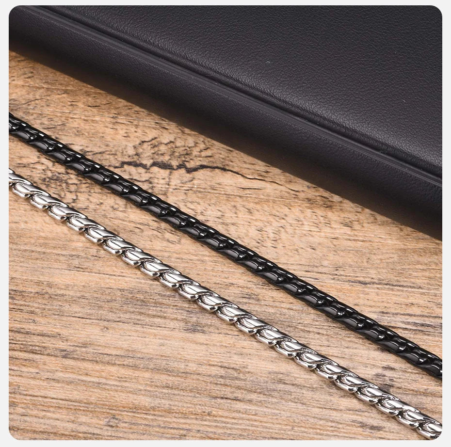 Punk Men Snake Link Chain Bracelets