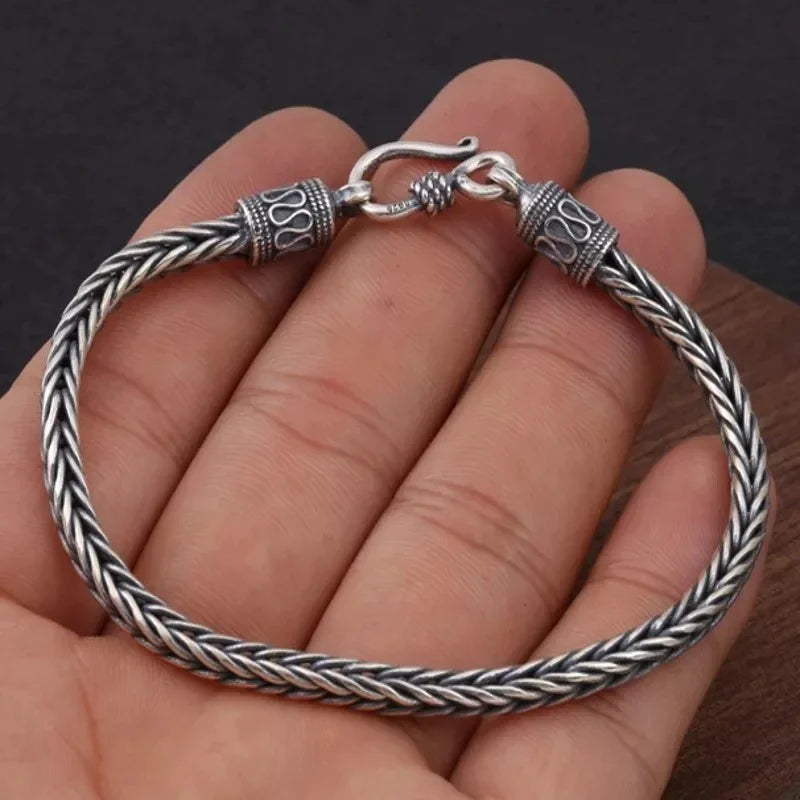 Stainless Steel Cuban Bracelet Classic Casual Jewelry for Men Fashion Charm Gift for Boyfriend