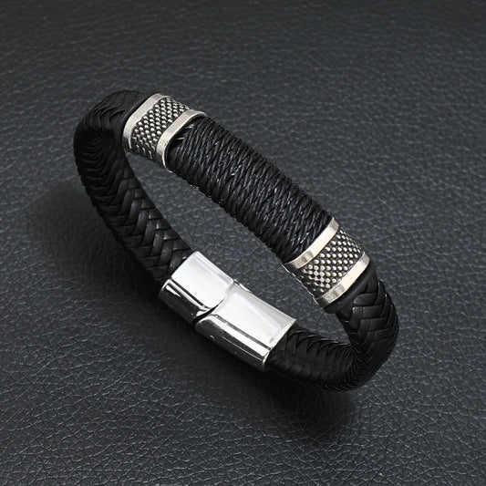 New Genuine Men Leather Bracelets