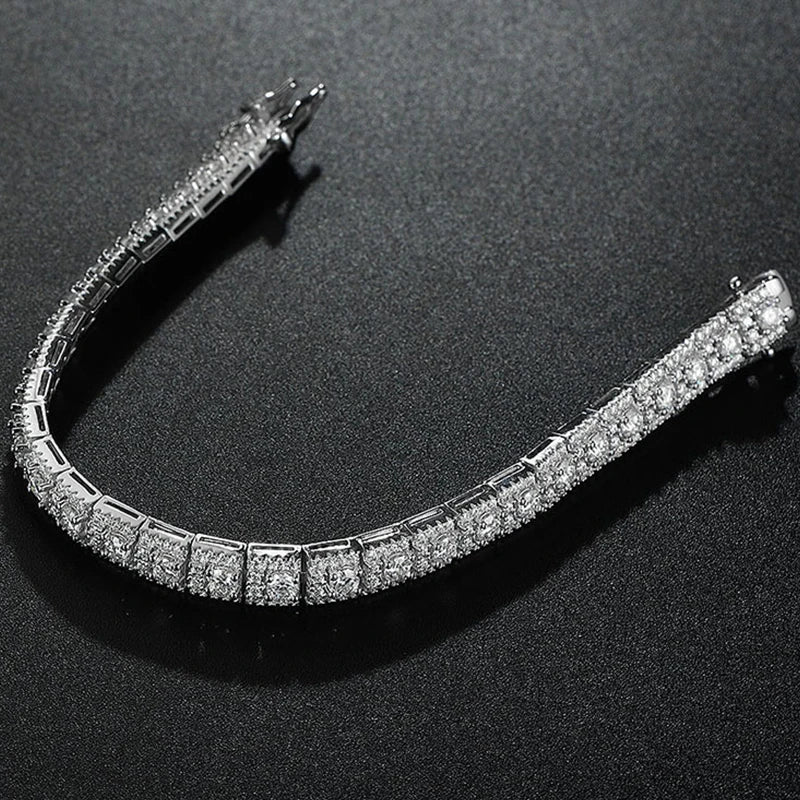 EWYA Luxury Certified Full Diamond Bracelet