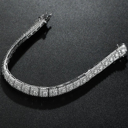 EWYA Luxury Certified Full Diamond Bracelet