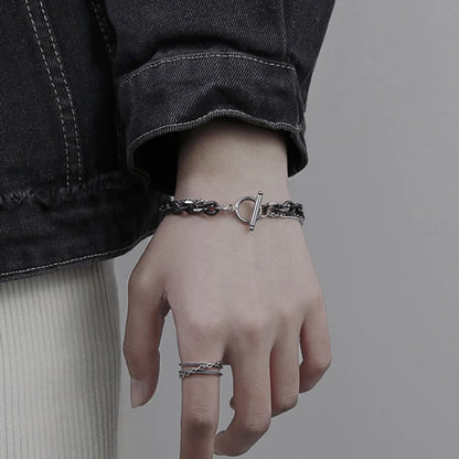 Stainless Steel Cuban Chain Bracelet