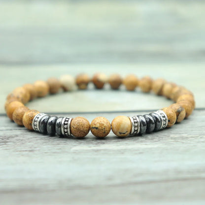 Fashion Mens  Natural Stone Bracelet