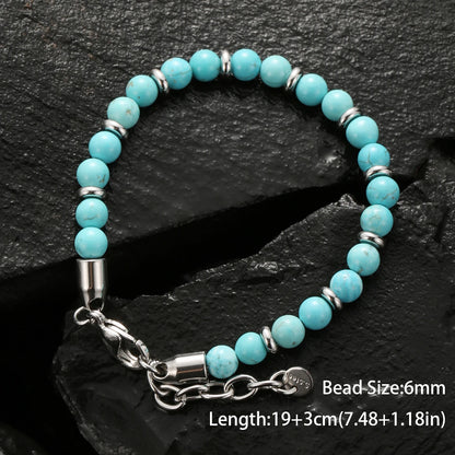 Pulsars Hombre Natural Stone Man Beaded