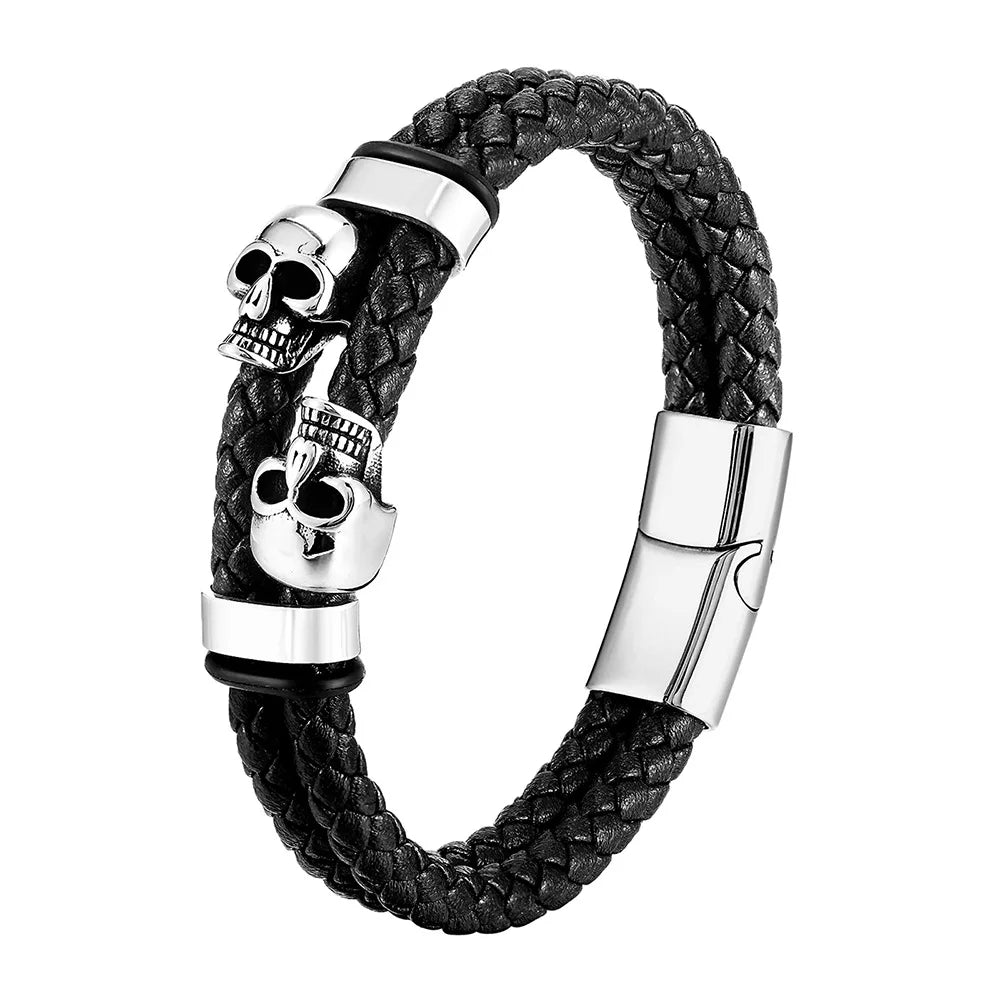Multi-layer Punk Stainless Bracelet
