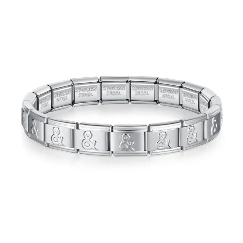 Jewelry DIY 9mm Width Itanlian Elastic Charm Bracelet