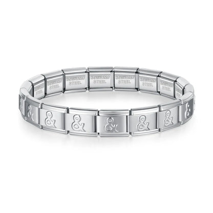 Jewelry DIY 9mm Width Itanlian Elastic Charm Bracelet