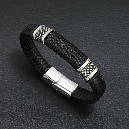 New Genuine Men Leather Bracelets