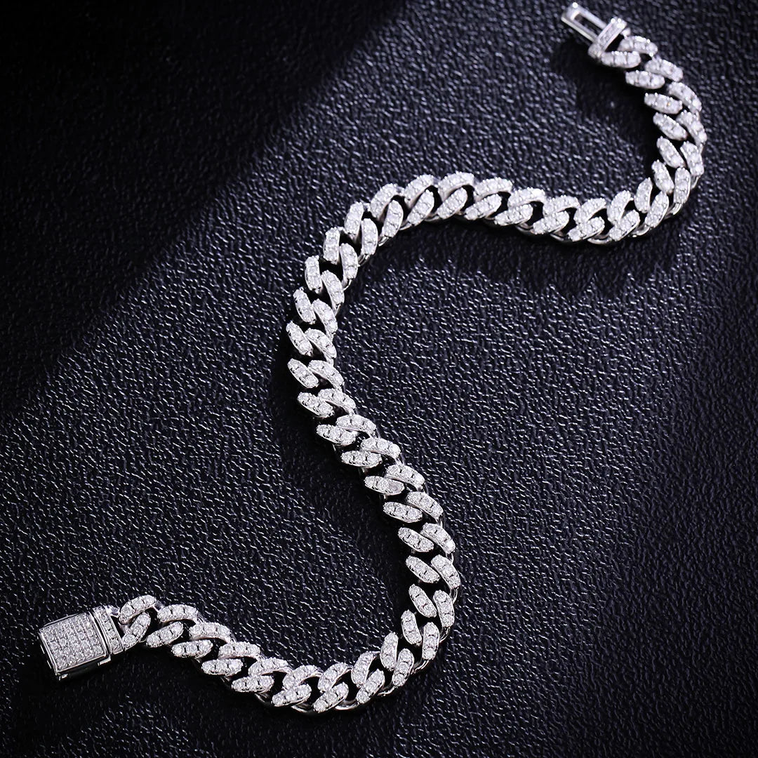 Cuban Chain Round Cut Cuban Bracelet